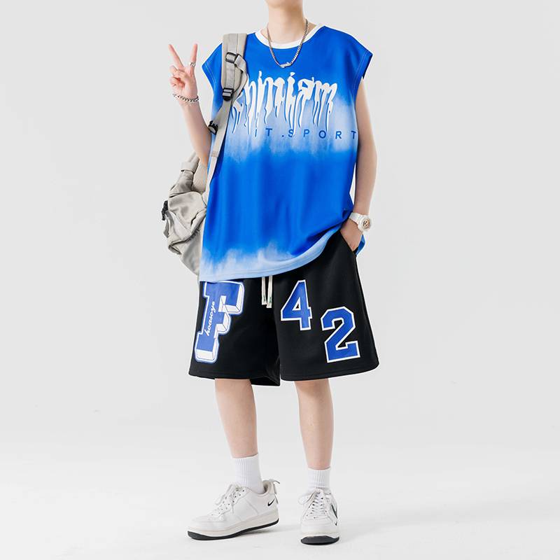 LBD-TZ8988 blue (top+shorts)
